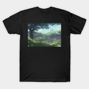 landscape pictures for wall cheerful T-Shirt